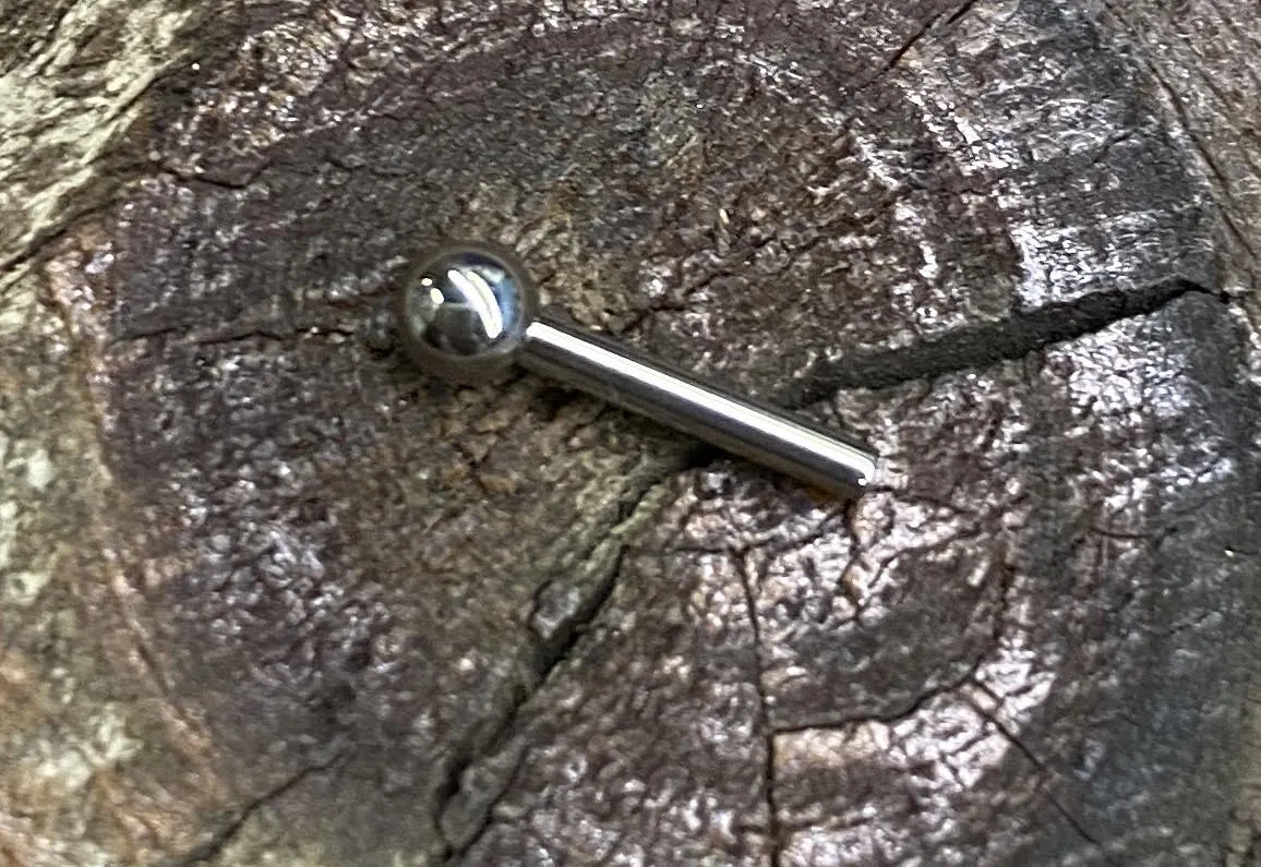 18g Threadless BARBELL Backing