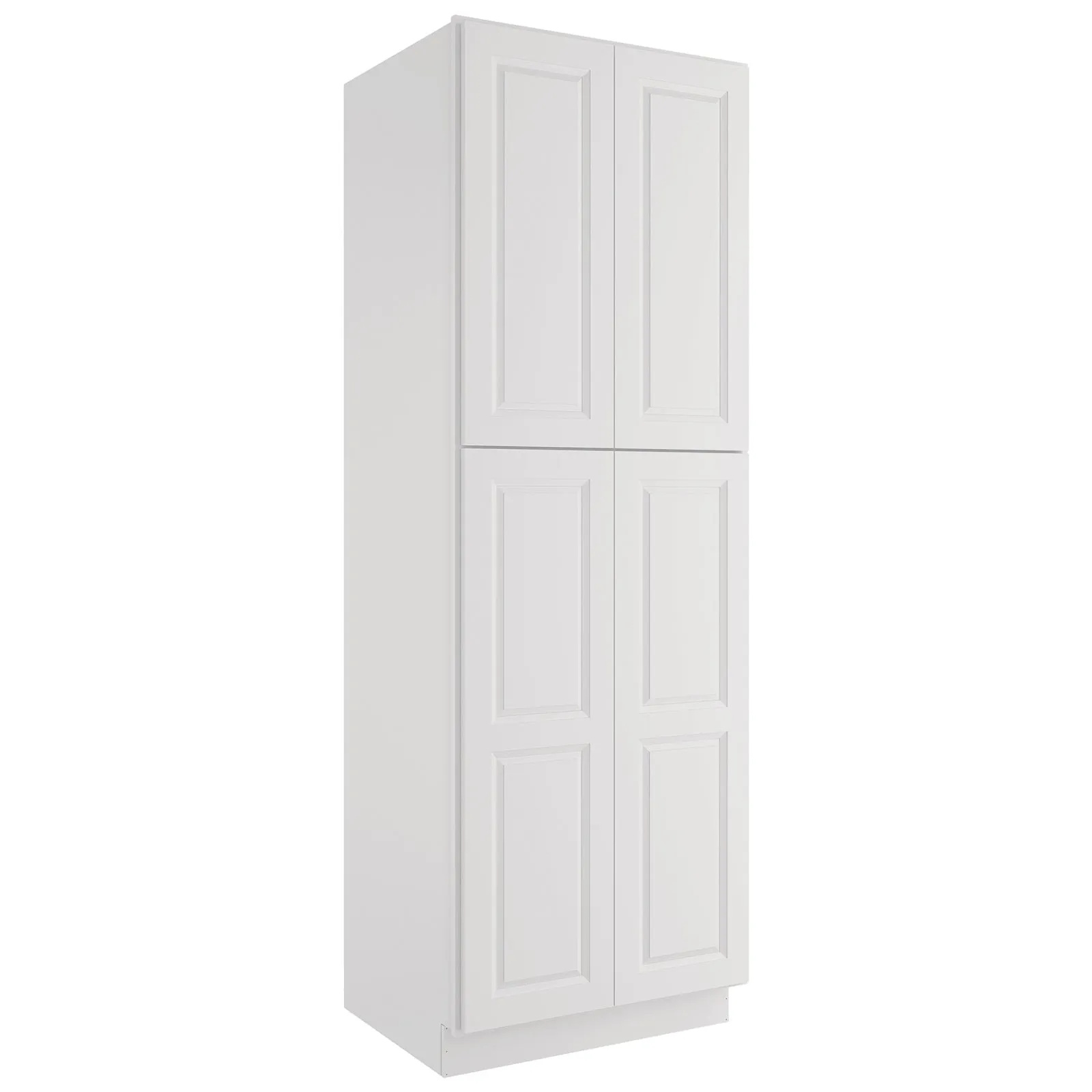 24"D*30"W*90"H Birch Solid Wood Pantry Tall Storage Cabinet U309024