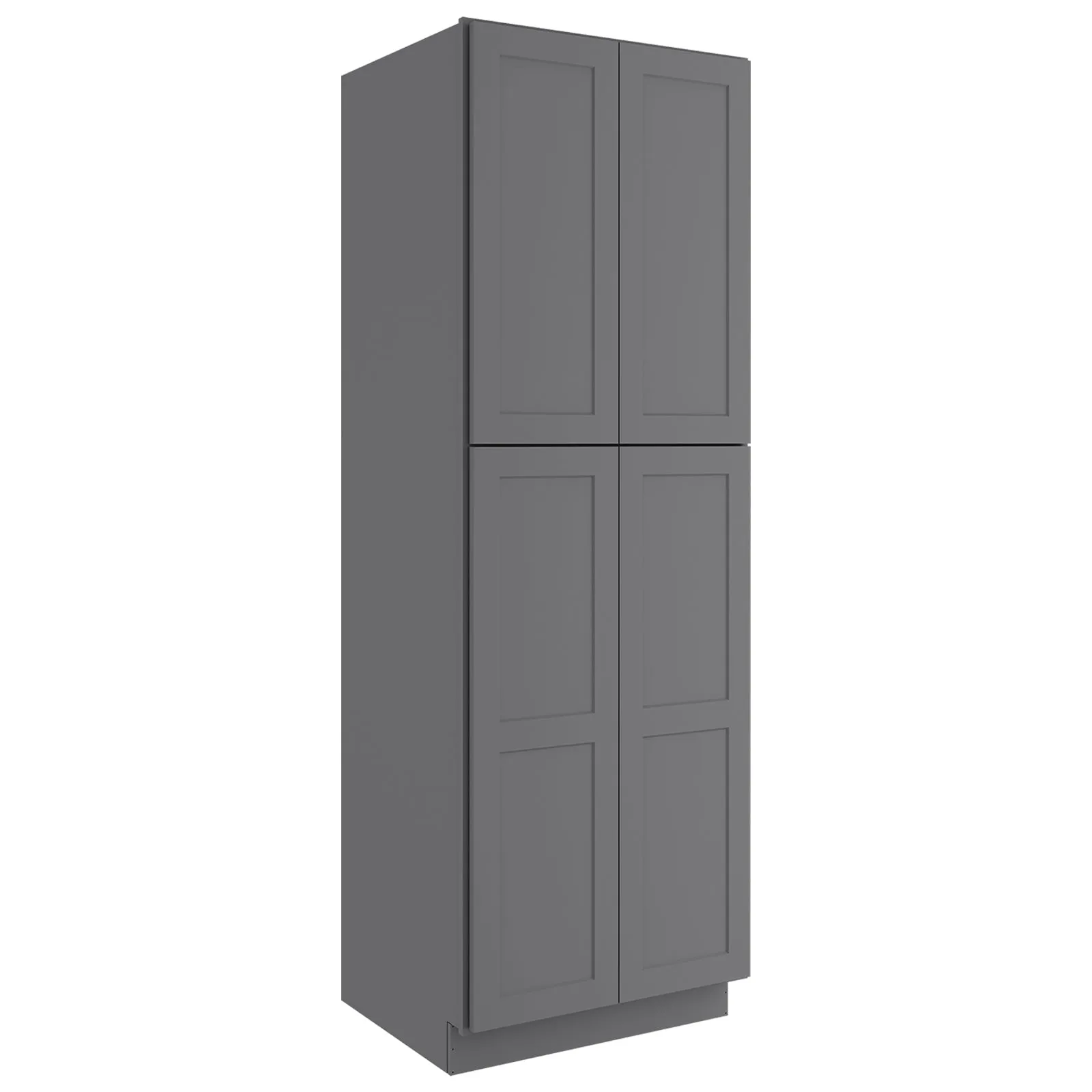24"D*30"W*90"H Birch Solid Wood Pantry Tall Storage Cabinet U309024