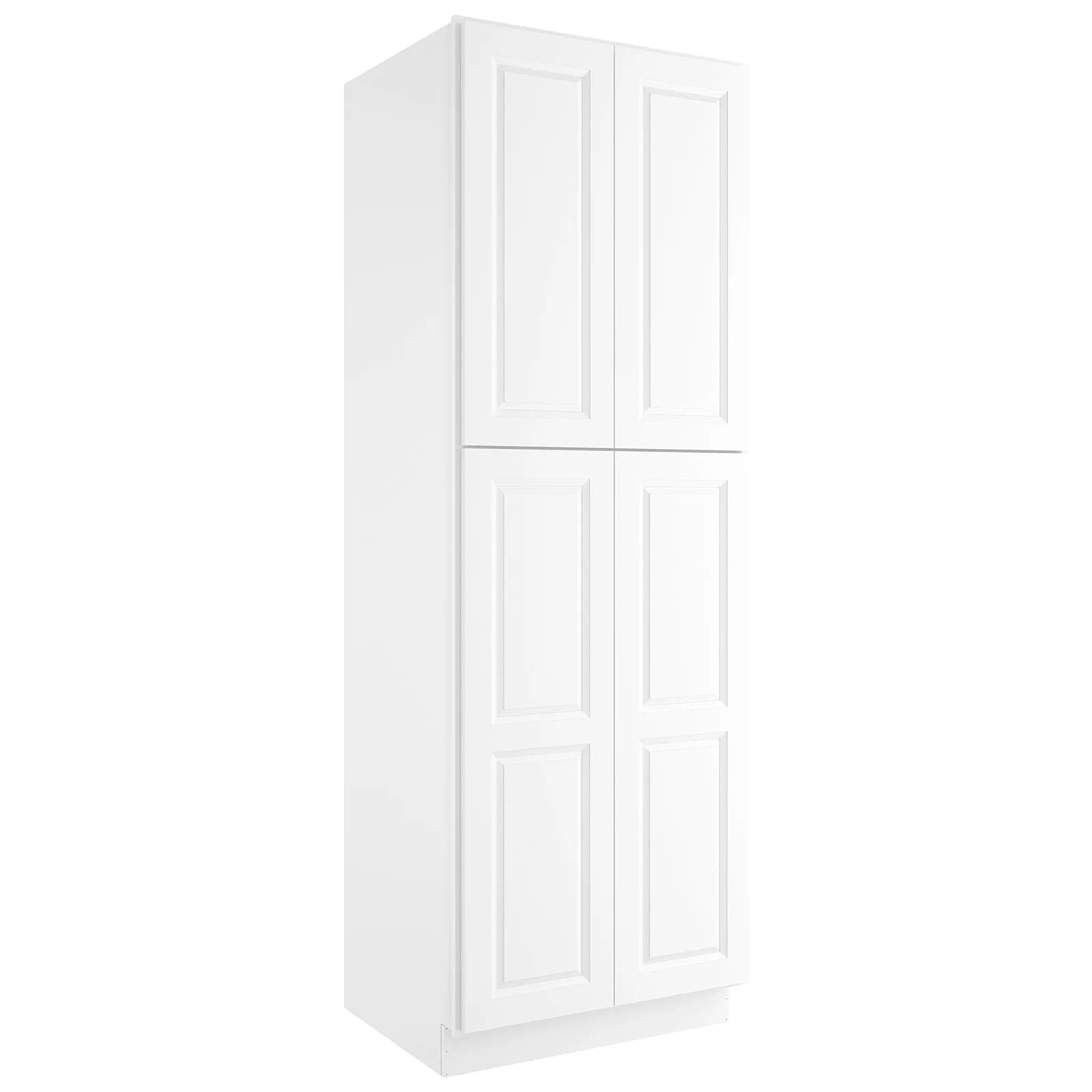 24"D*30"W*90"H Birch Solid Wood Pantry Tall Storage Cabinet U309024