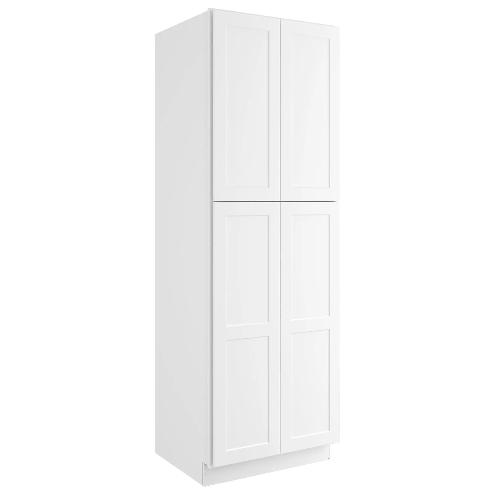 24"D*30"W*90"H Birch Solid Wood Pantry Tall Storage Cabinet U309024