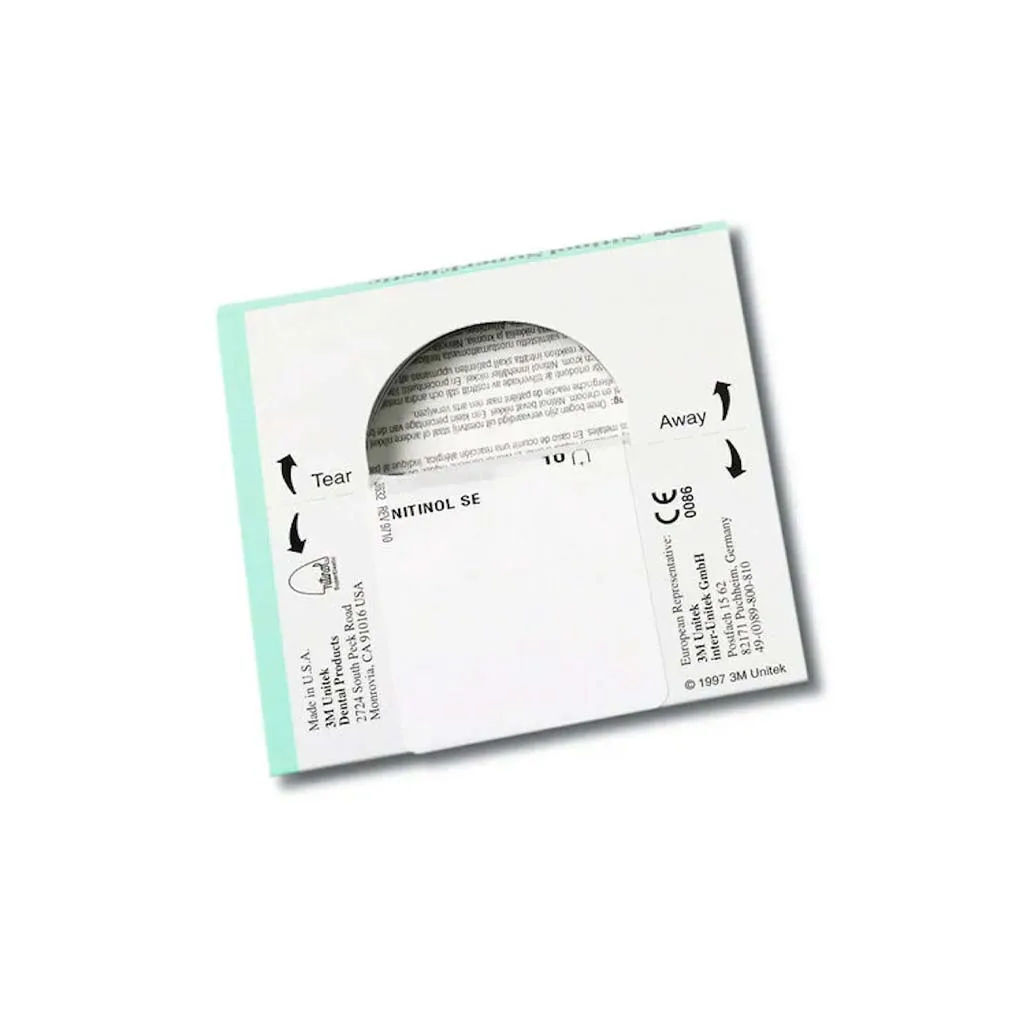 3M Nitinol Super-Elastic NiTi OrthoForm III Ovoid Archwire, Upper .016", 10 pcs/pack