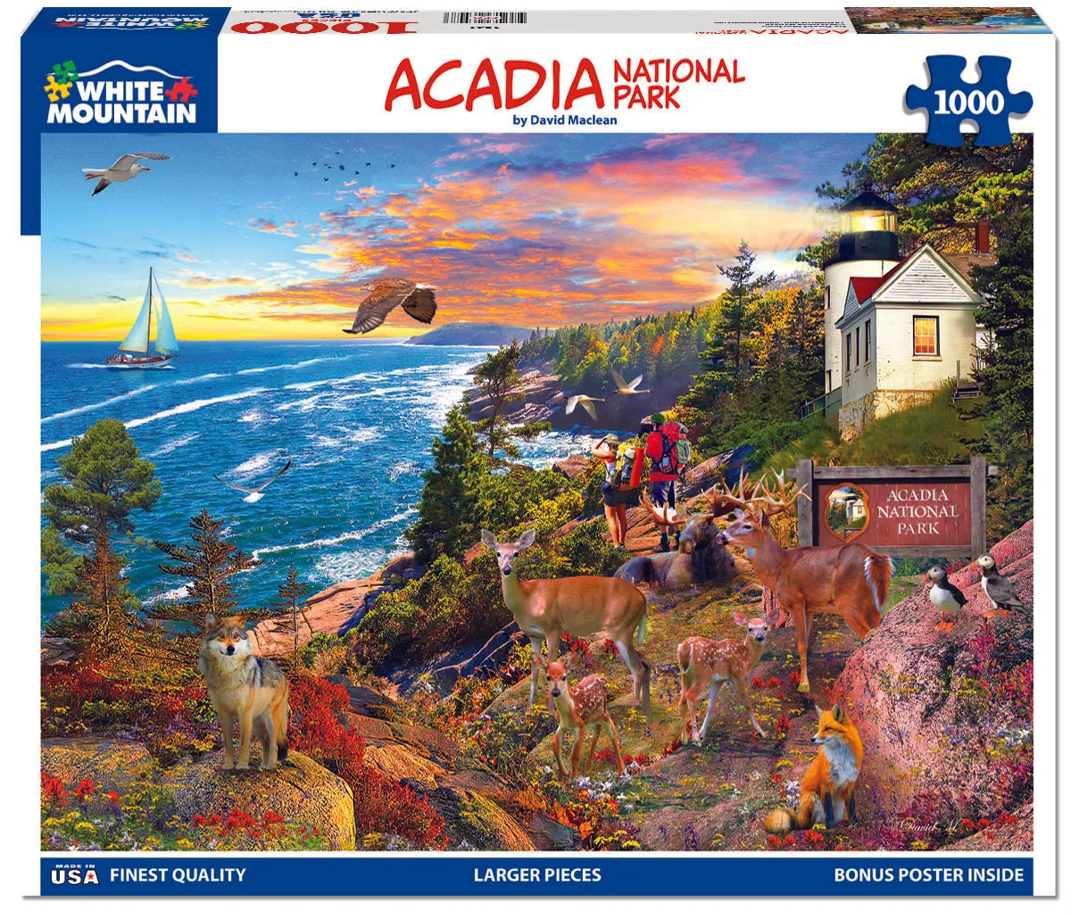 Acadia National Park (1941pz) - 1000 Piece Jigsaw Puzzle