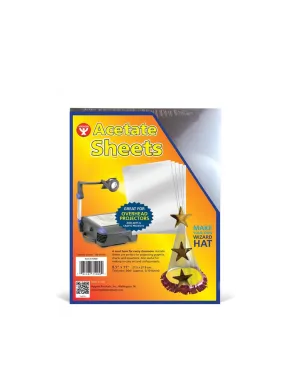 ACETATE SHEETS 10PK