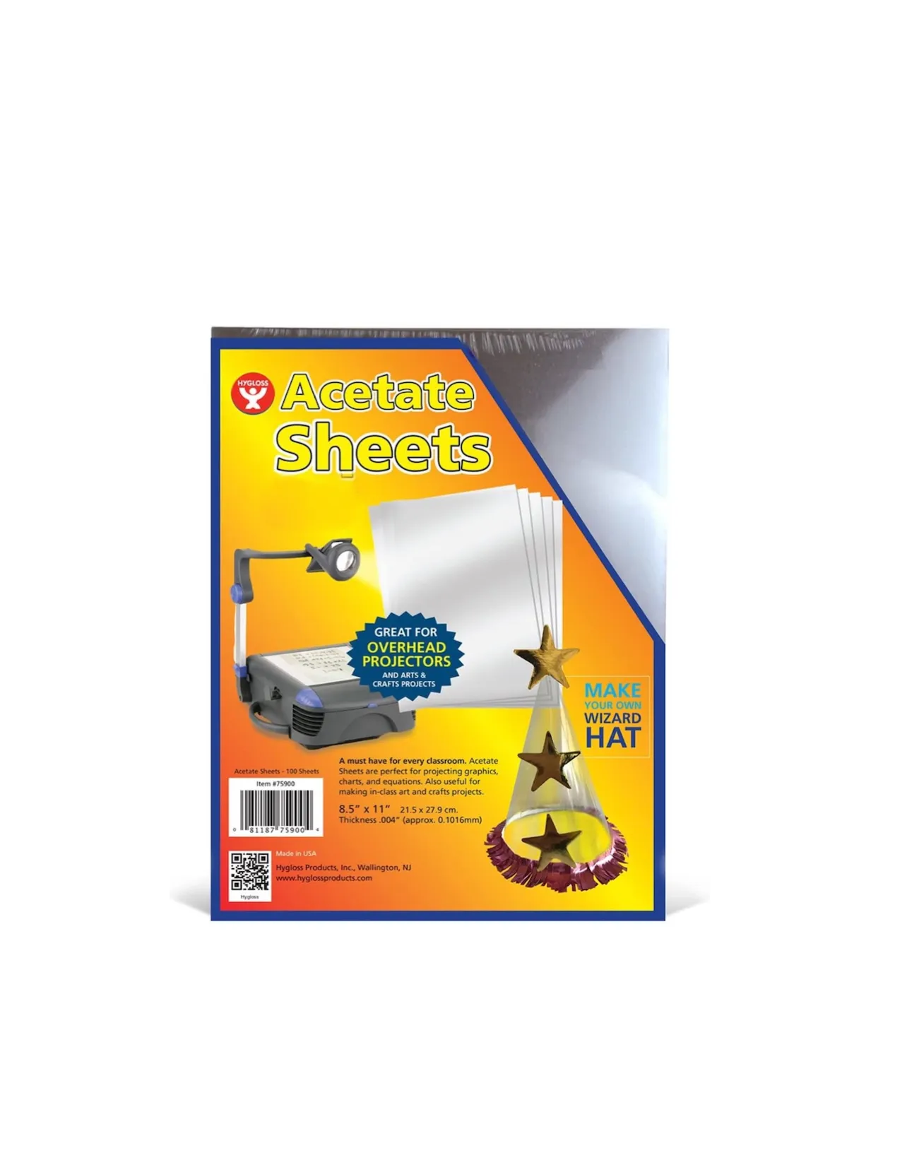 ACETATE SHEETS 10PK