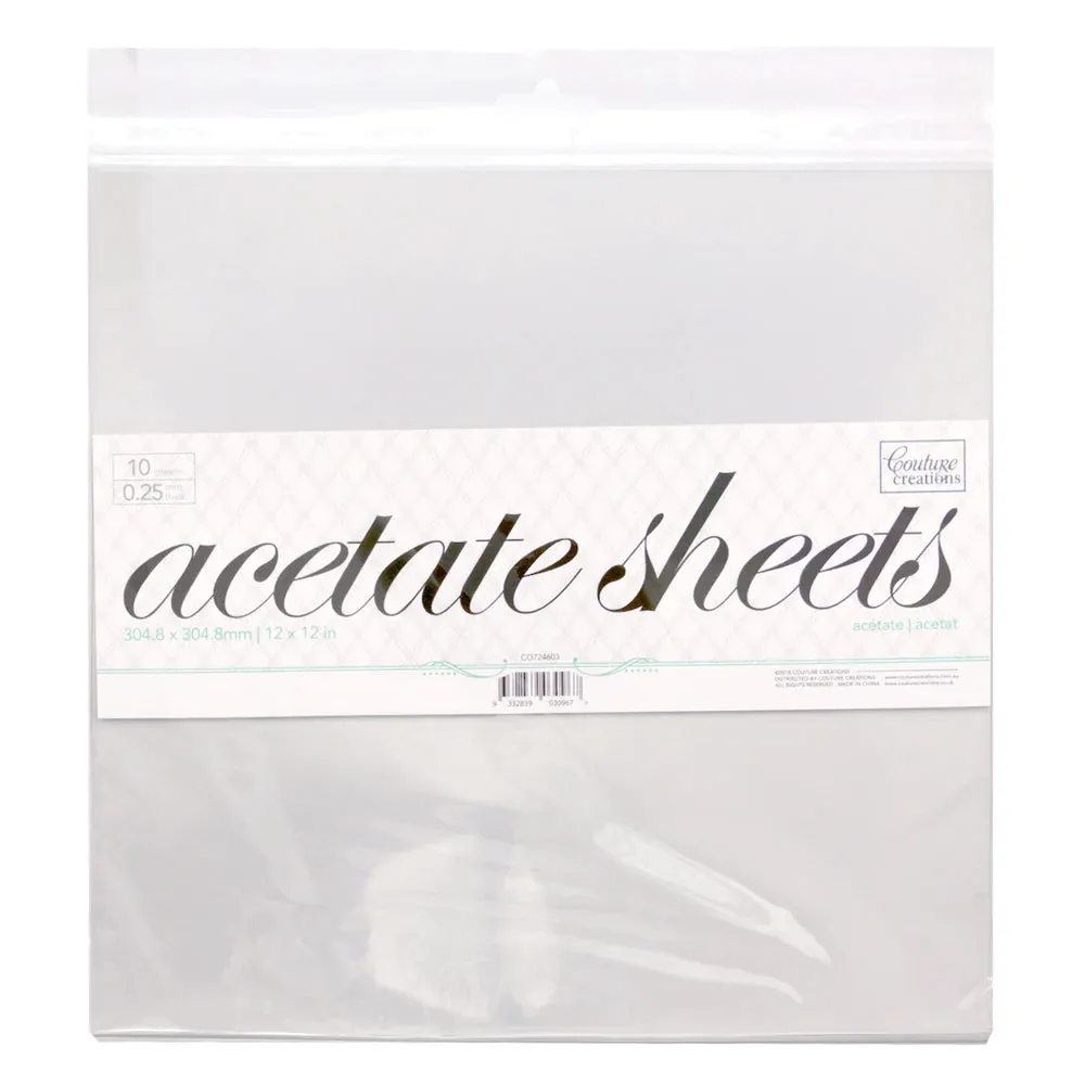 Acetate Sheets