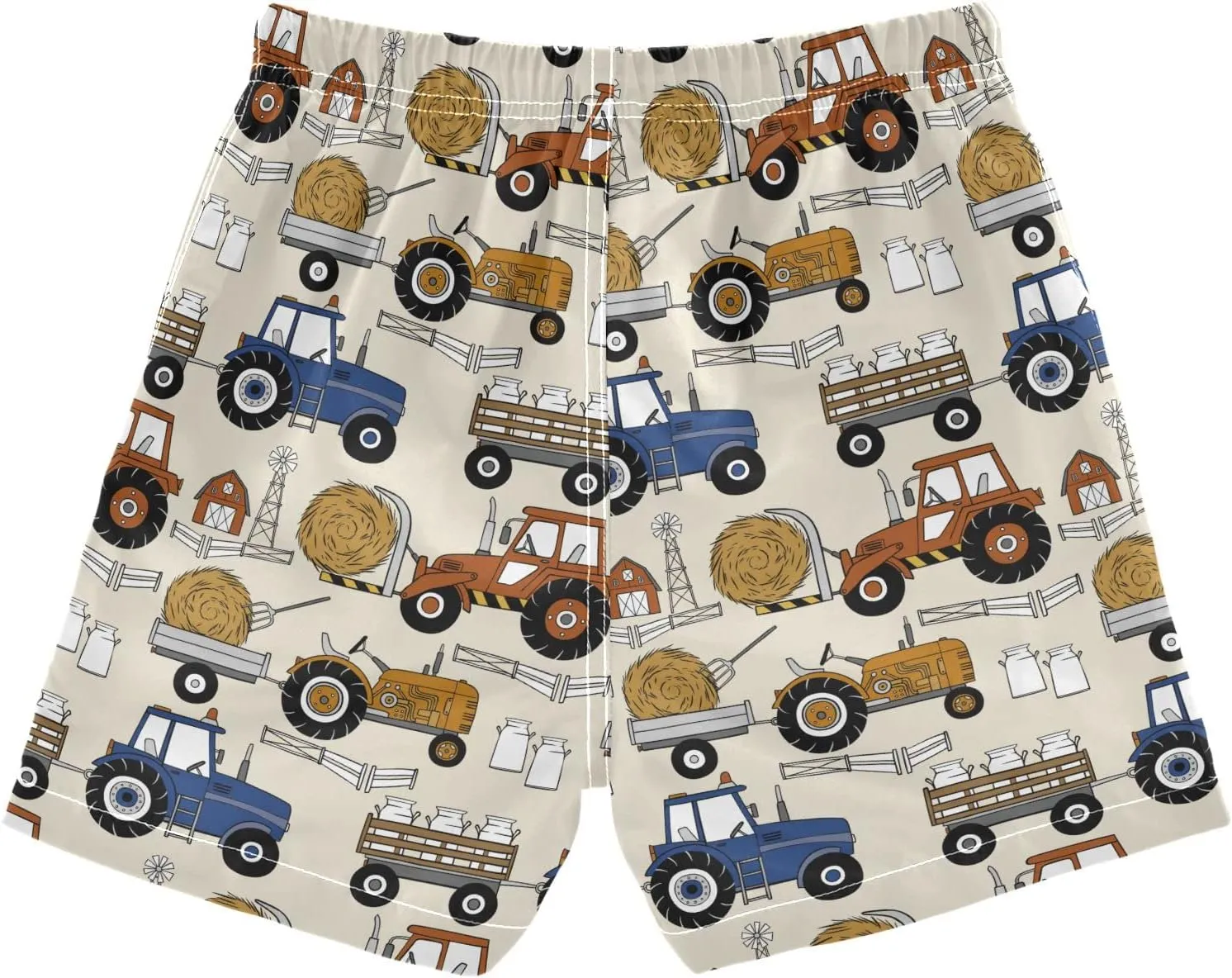 Aflyko Boys' Board Shorts Fun Swim Trunk Beach Swimwear Tropical Bathing Suit