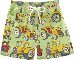 Aflyko Boys' Board Shorts Fun Swim Trunk Beach Swimwear Tropical Bathing Suit