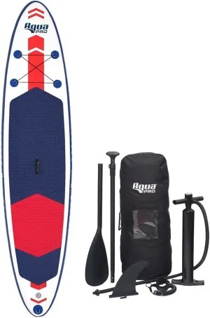 Aqua Leisure 11' Inflatable Stand-UP Paddleboard Drop Stitch W/Oversized Backpack F/Board & Accessories