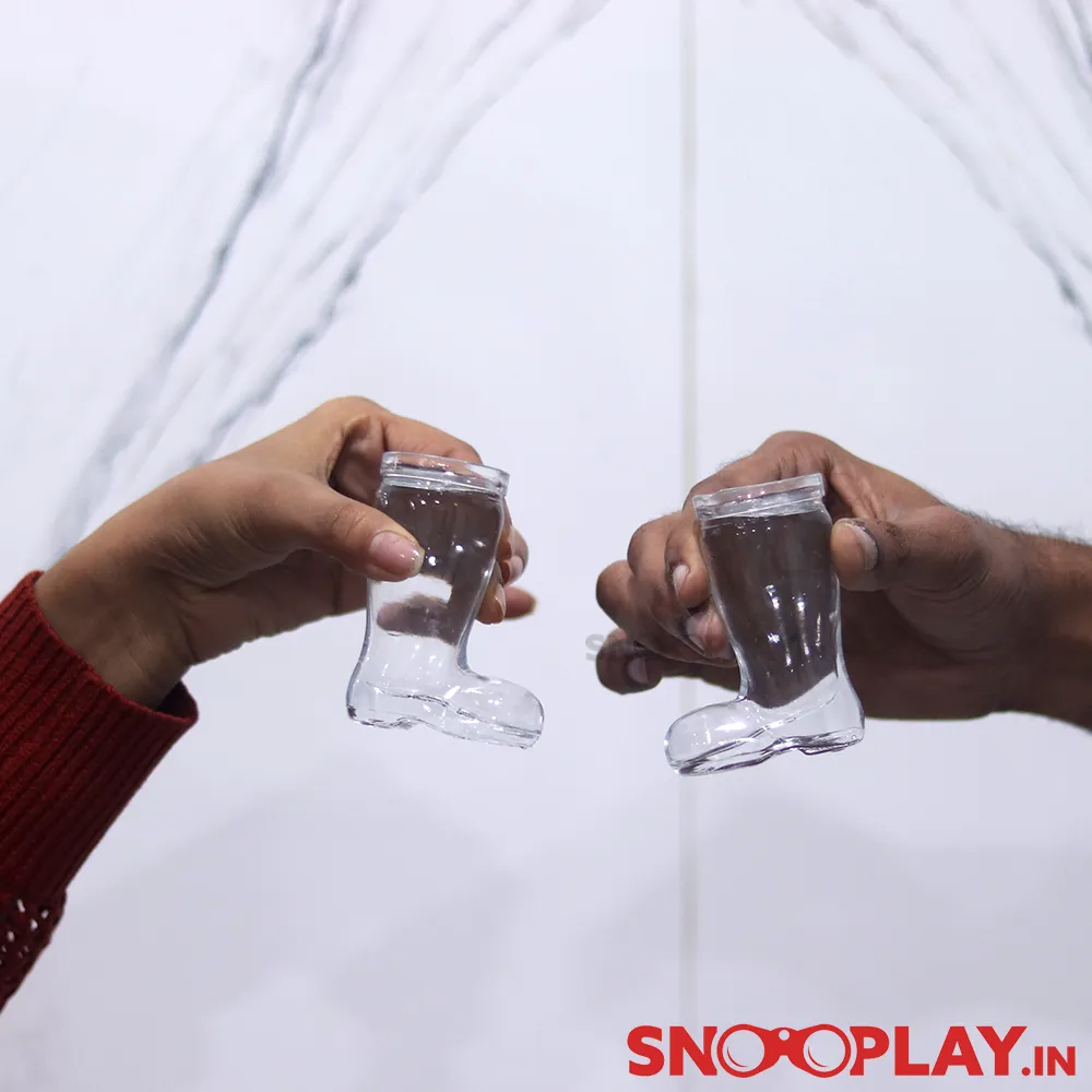 Boot shaped shot glasses (set of 4)