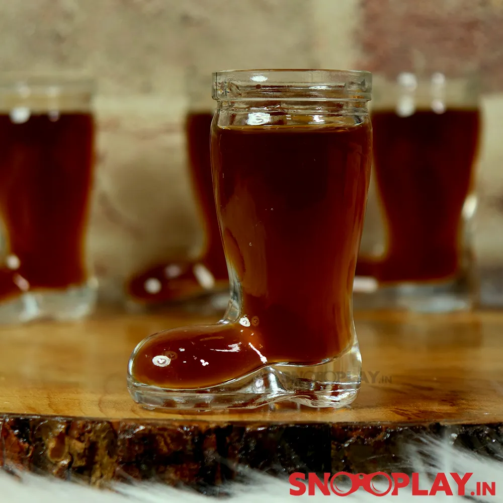 Boot shaped shot glasses (set of 4)