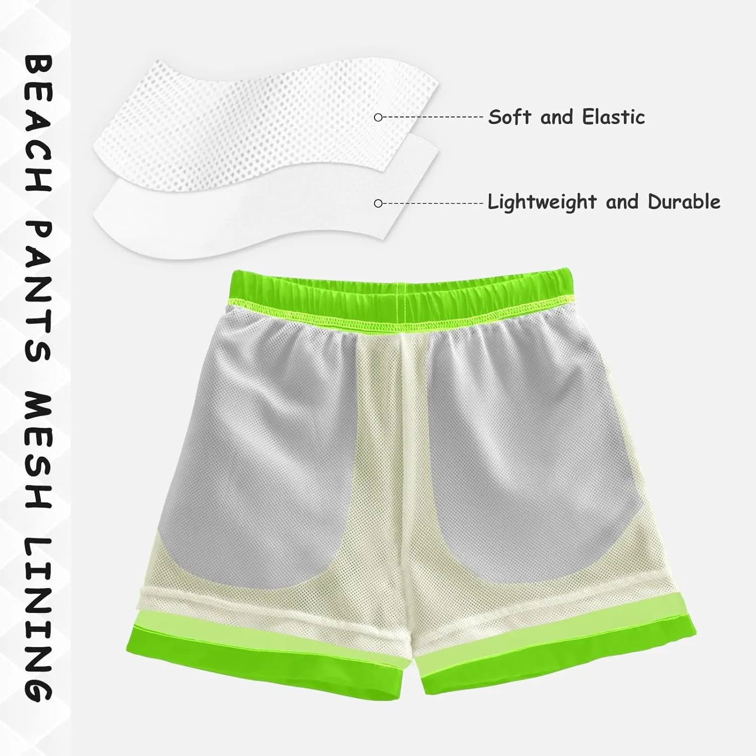 Boys Swim Trunks Summer Drawstring Toddler Swim Board Shorts Quick Dry Little Boys Bathing Suit Beach Hawaii Vacation 2T-16