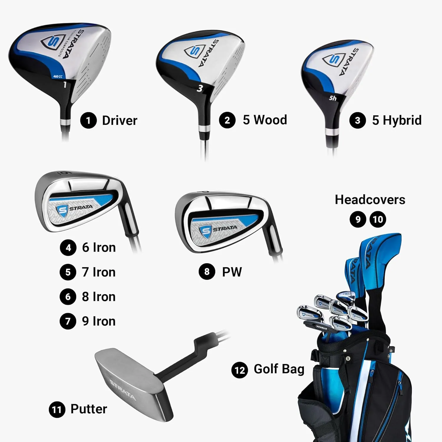 Callaway Golf Mens Strata Complete Set