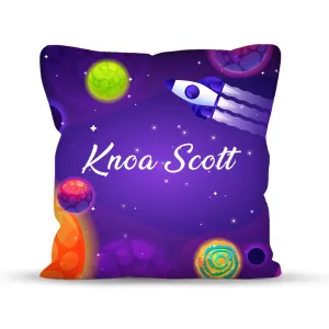 Colorful Galaxy Custom Photo Pillow