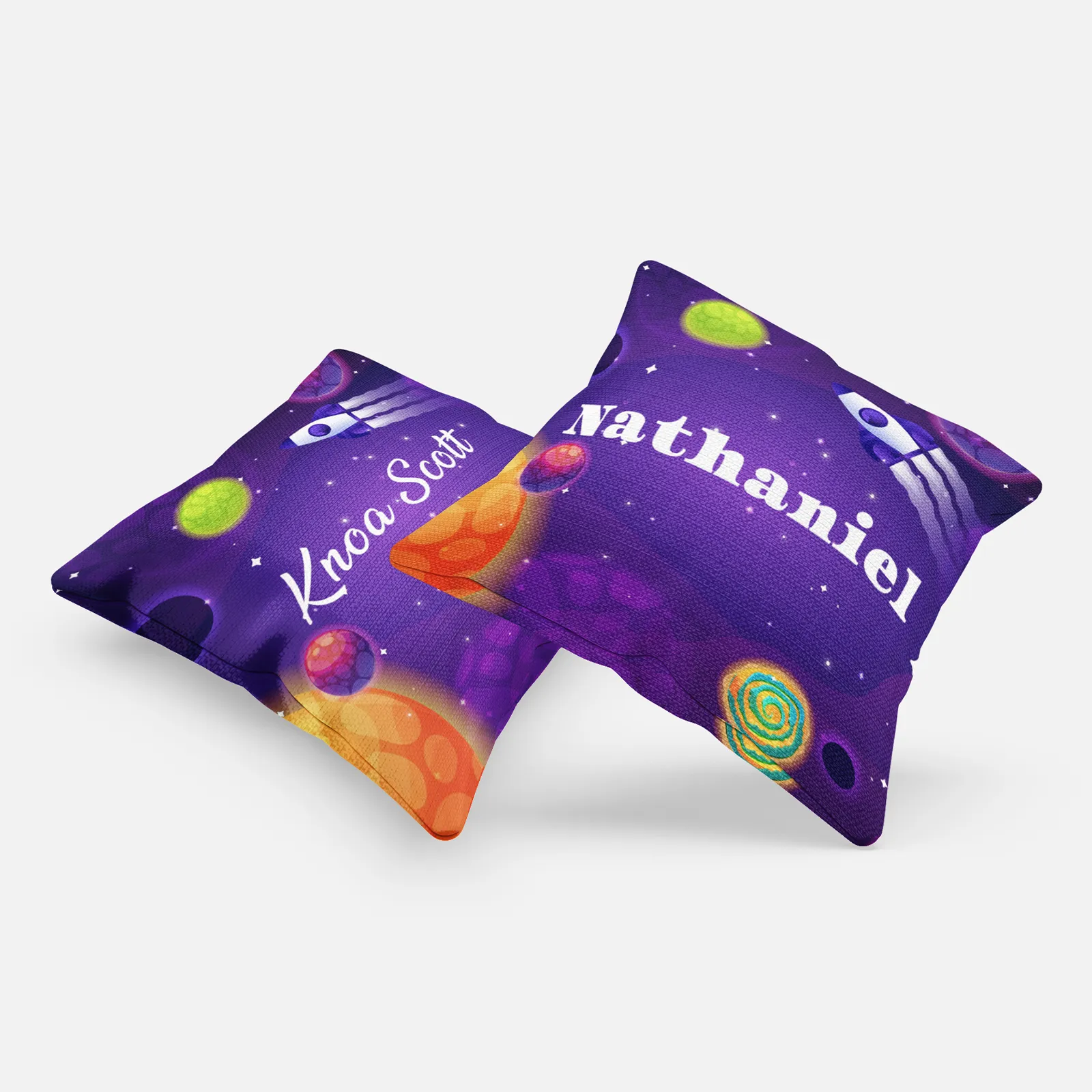 Colorful Galaxy Custom Photo Pillow