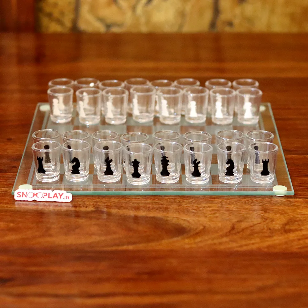 Drinking Chess Game (With Shot Glasses) Party Game -Big Size