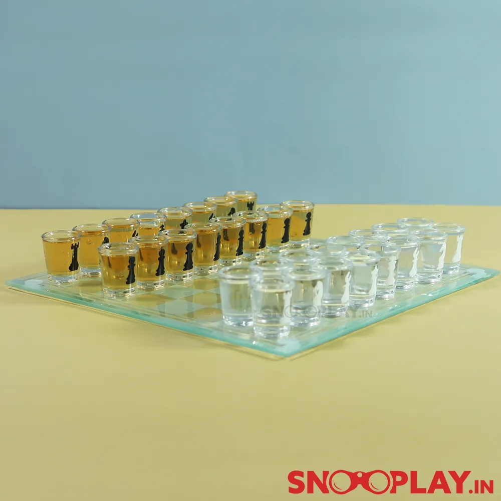 Drinking Chess Game (With Shot Glasses) Party Game -Big Size