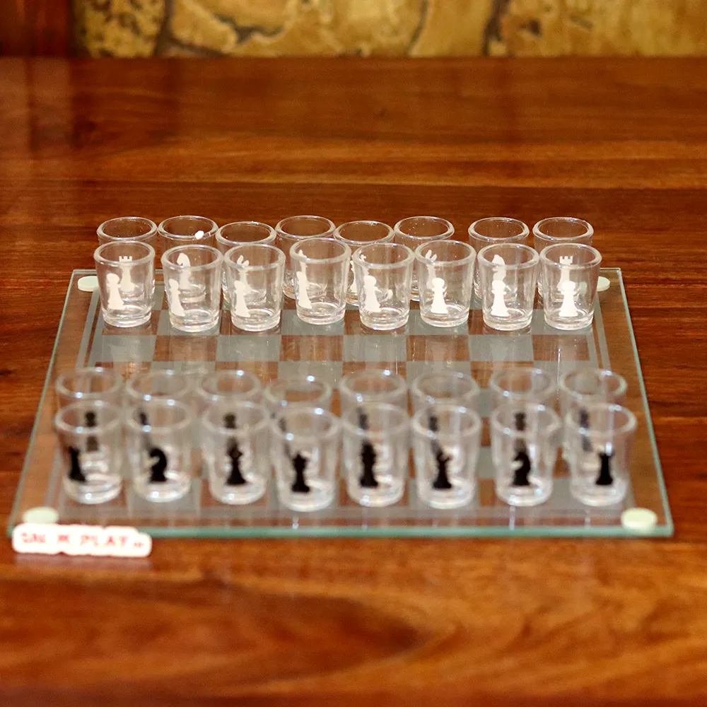 Drinking Chess Game (With Shot Glasses) Party Game -Big Size
