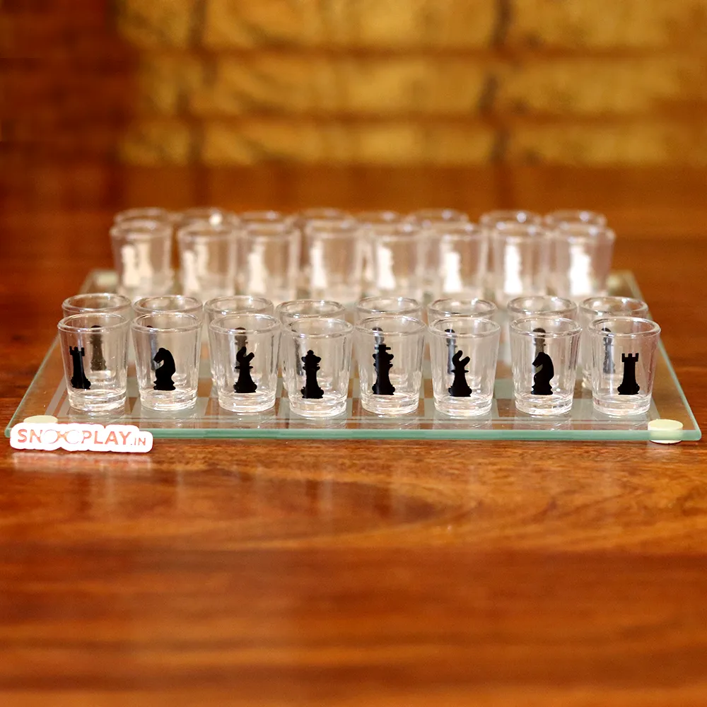 Drinking Chess Game (With Shot Glasses) Party Game -Big Size
