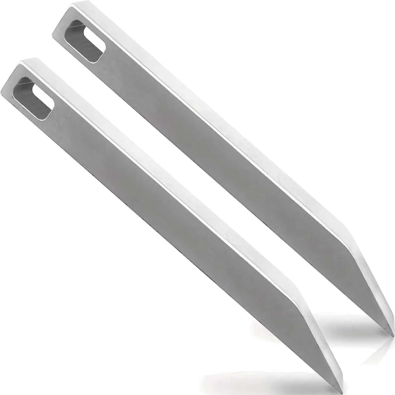EDC Stainless Steel Pry Bar 2 Pack - Heavy Duty Mini Keychain Prybar - Mighty Miniature Portable Multitool, Screwdriver, Bottle Opener, & Box Opener