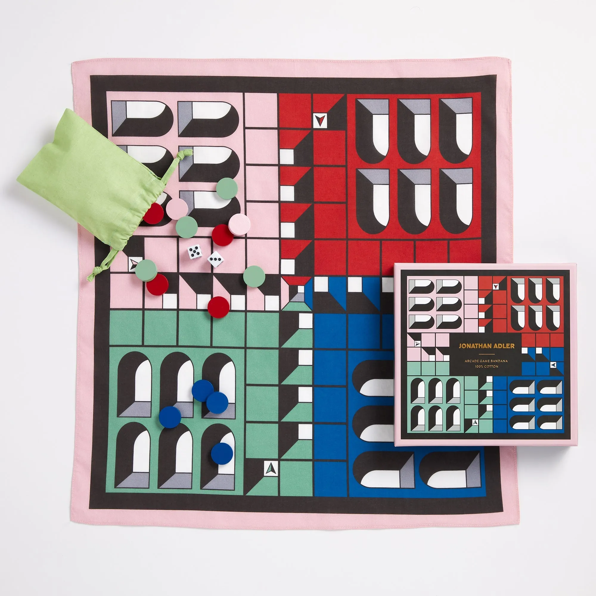 Jonathan Adler Arcade Classic Bandana Game