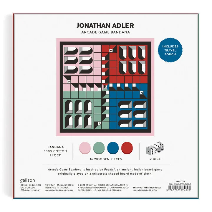 Jonathan Adler Arcade Classic Bandana Game