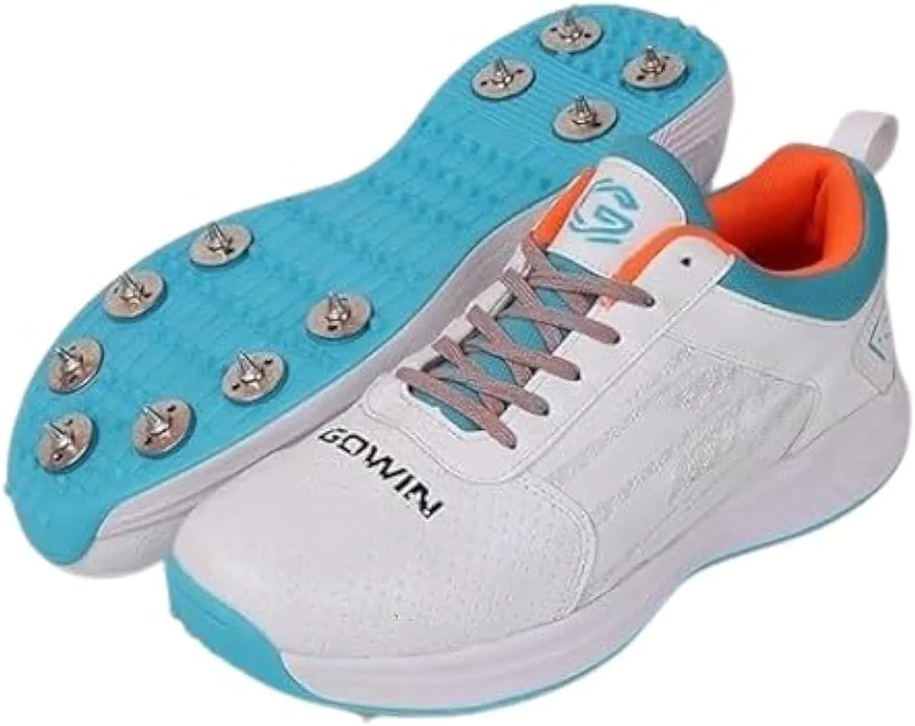 KNK Gowin Tyro Metal Spike Cricket Shoe for Outdoor and Field Sports with All Round Performance