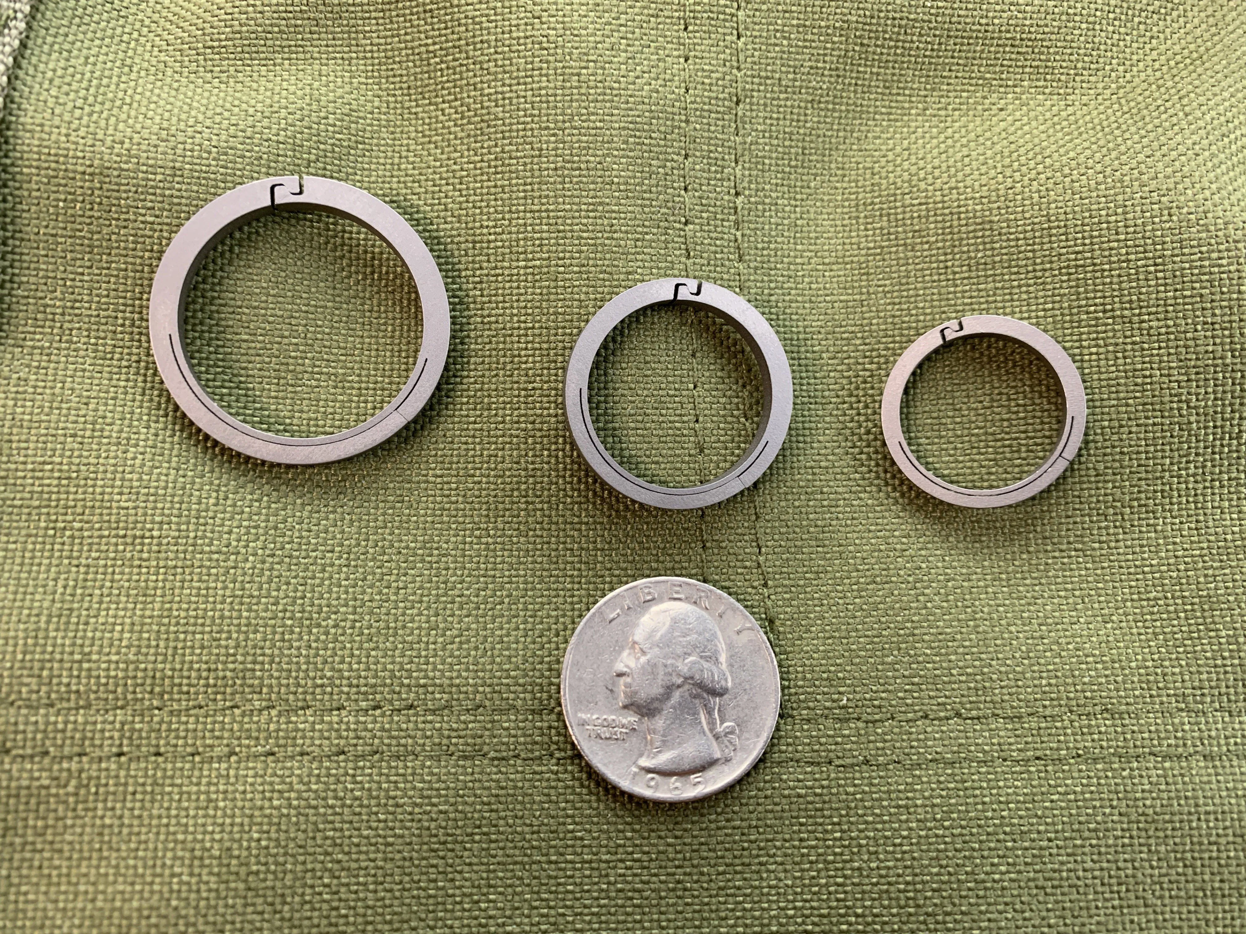 Living Titanium Spring Clip - Tri Pack ( Gen 2 )