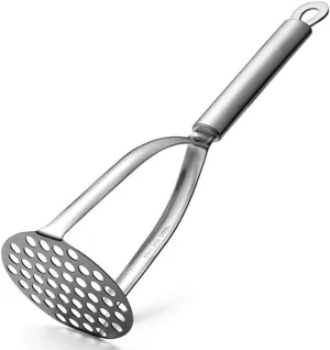 Potato Masher,Heavy Duty Stainless Steel kitchen Steel Potato Masher,Mashed Potatoes, Vegetables and Fruits.