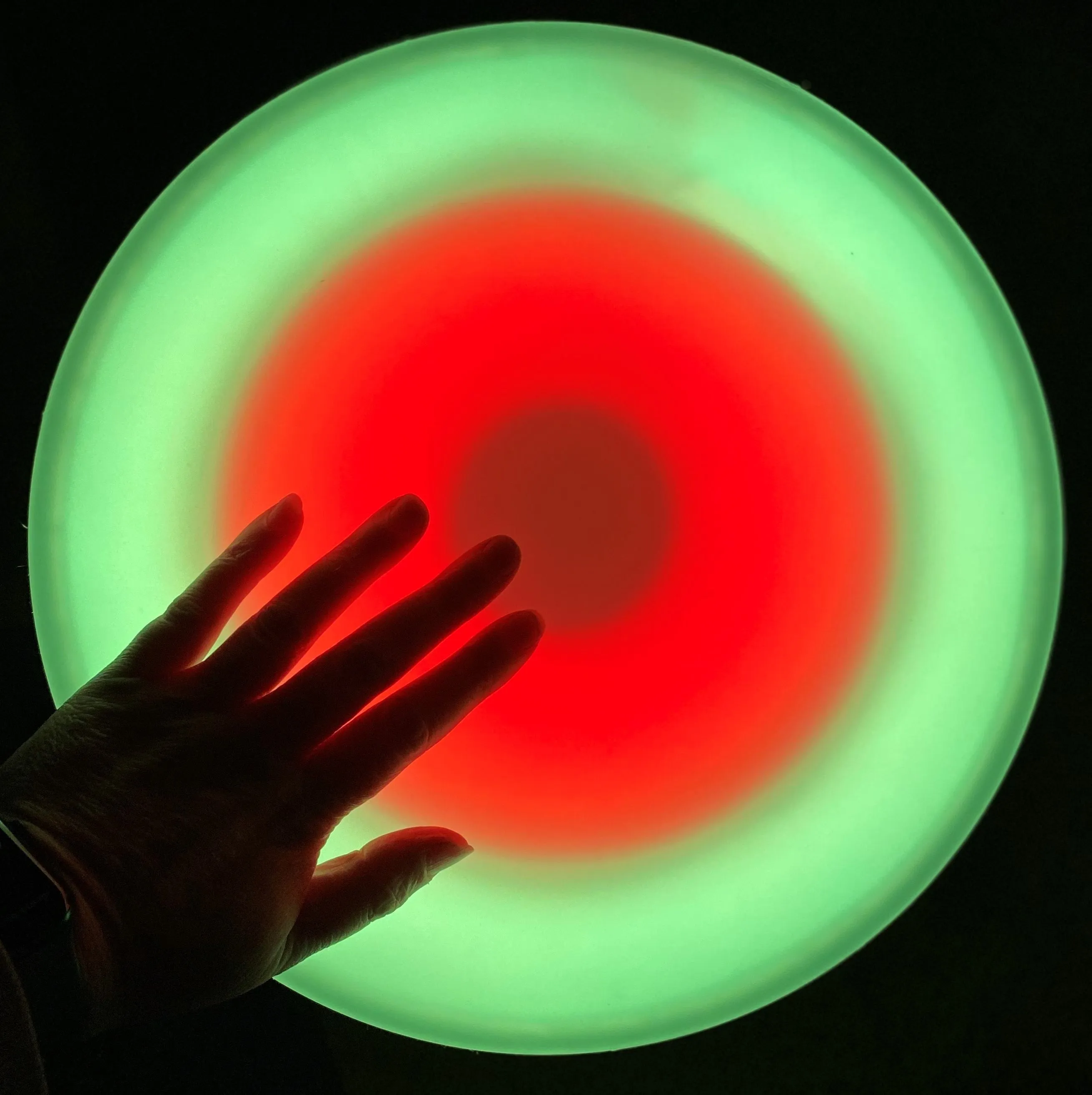 Round Interactive Colour Changing Tile 30cm   Adaptor