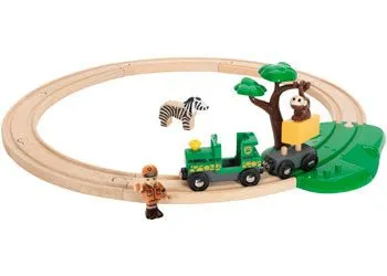Safari Railway Set - 17 pieces