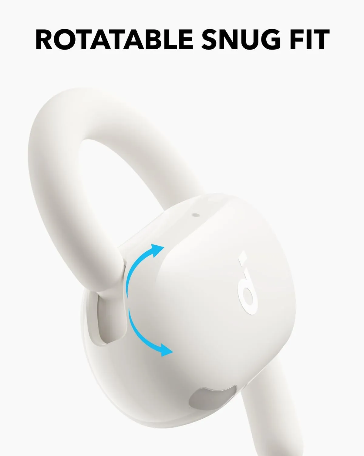 Soundcore V20i by Anker Open-Ear Headphones, Adjustable Ear Hooks, Ultra-Comfort, Snug Fit, Powerful Sound, Clear Calls, IP55, LED Lights, 36H Playtime, Bluetooth 5.4 Earbuds, Multipoint Connection