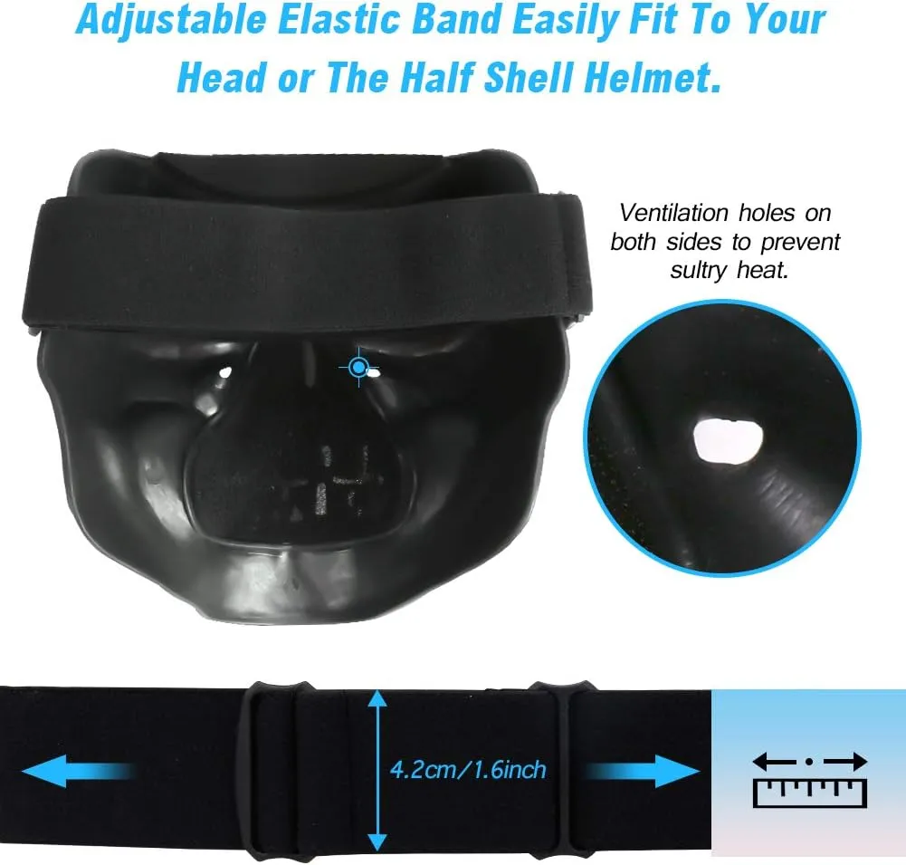 Spooky Skull Face Mask for Airsoft Paintball Motor Racing Polarized Lens
