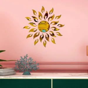 Sun 10 Butterfly Golden Wall Mirrors|Acrylic Stickers|Mirrors|Wall Mirror Stickers|Wall Mirror Decor|Stickers for Wall|Sticker Mirror|Acrylic Mirror|Mirror for Wall|Mirror Stickers.145