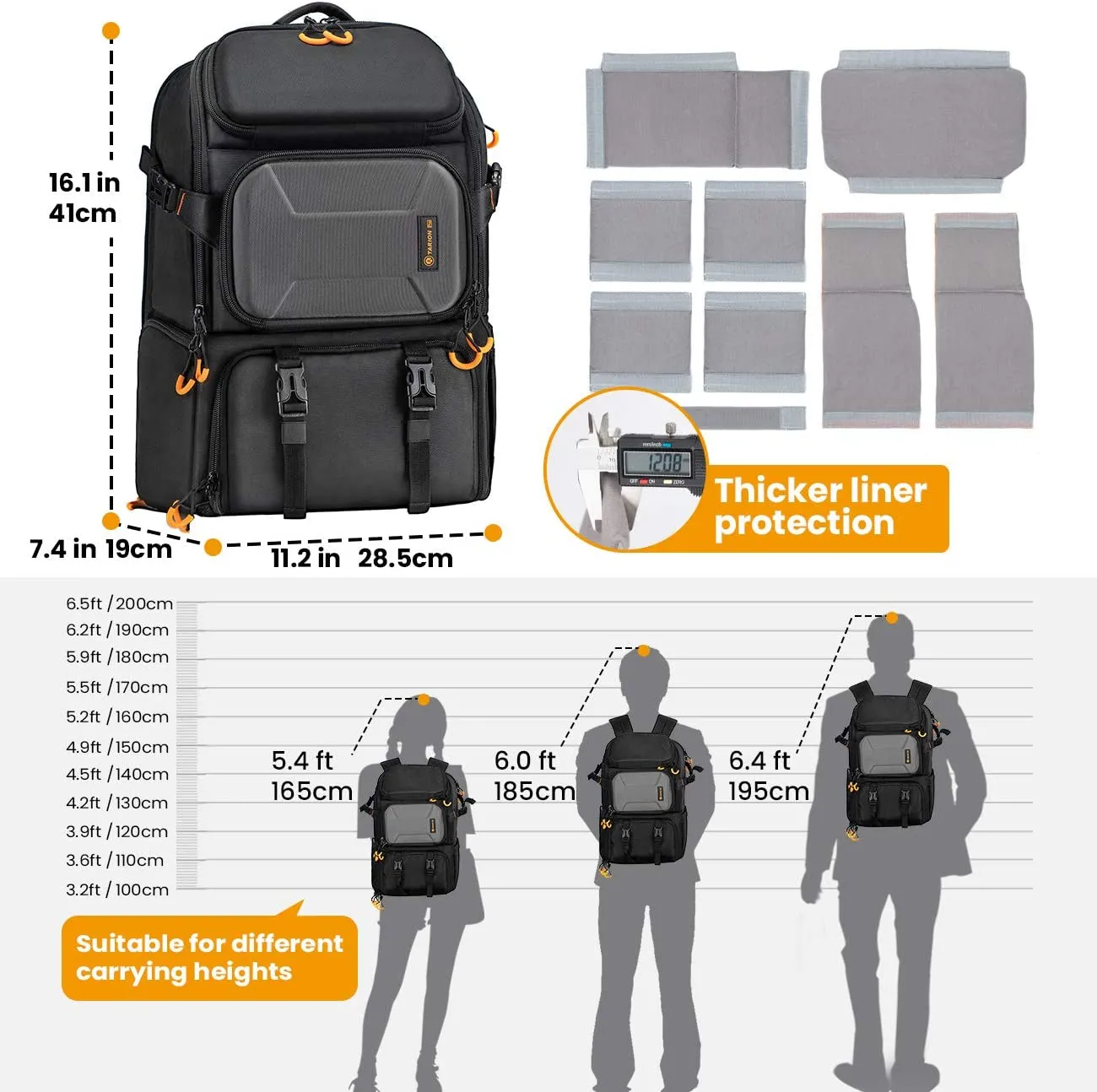 Optimized Title: Durable TARION PBL Camera Backpack for Photographers