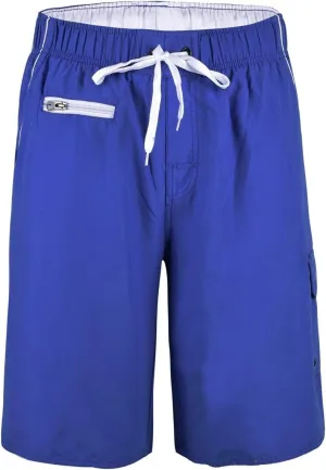 unitop Men's Swimming Trunks Quick Dry Summer Striped Beach Board Shorts with Lining