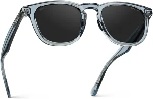 WMP Eyewear  Mens Polarized Sport & Golf Sunglasses: Round Frame, Anti-Reflective Lenses, Non-Slip Nose Pads, Lightweight