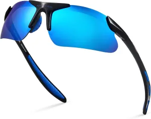 Xagger Kids Youth Polarized Sports Sunglasses for Boys Girls Baseball Softball Glasses TR90 Frame