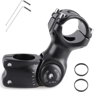 YAPJEB 24.5 31.8 Handlebar Stem Riser 35 60 Degree Bike Stem 70mm 80mm 90mm 110mm 120mm 130mm Bicycle Stem MTB Stem for Mountain Bike Road Bike BMX MTB