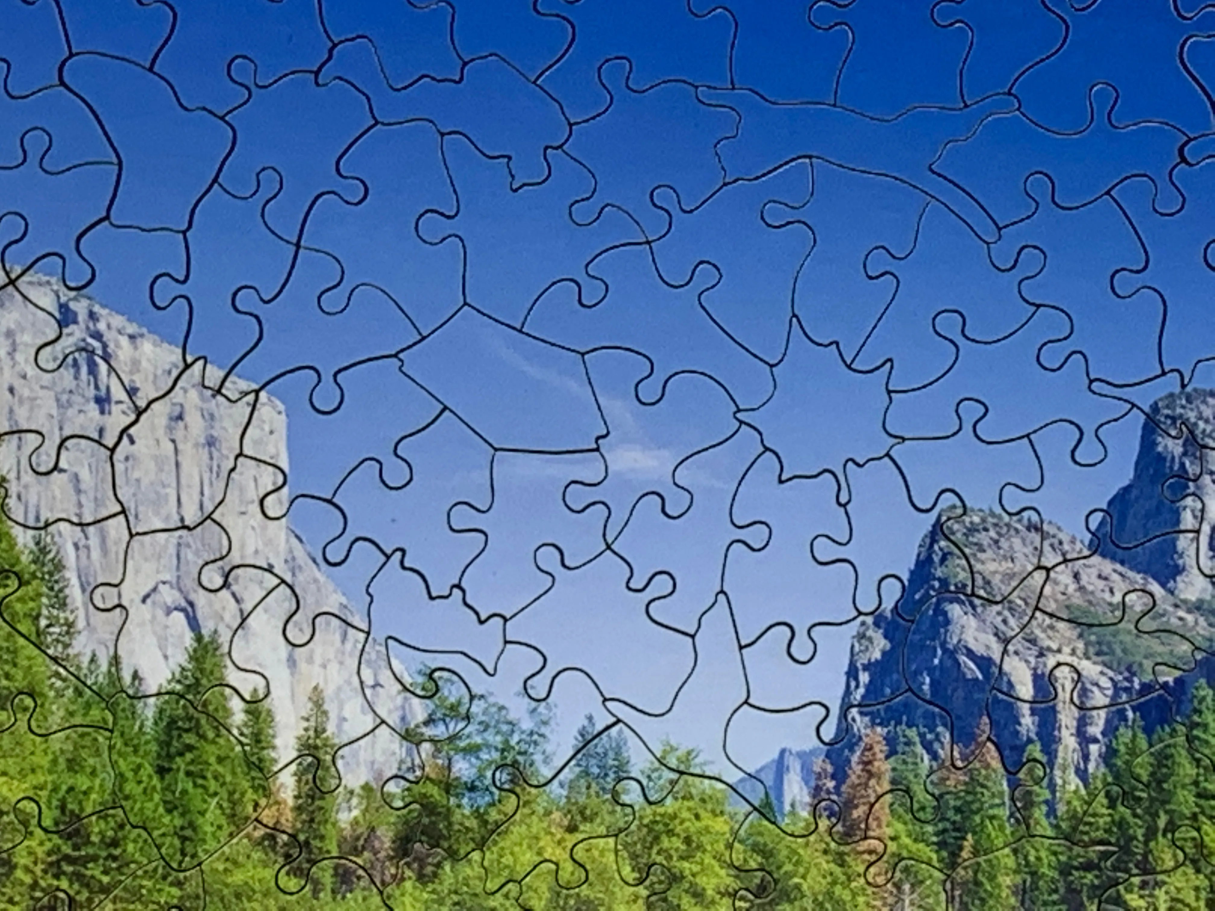 Yosemite Valley in Summer - 245 Piece Wooden Jigsaw Puzzle