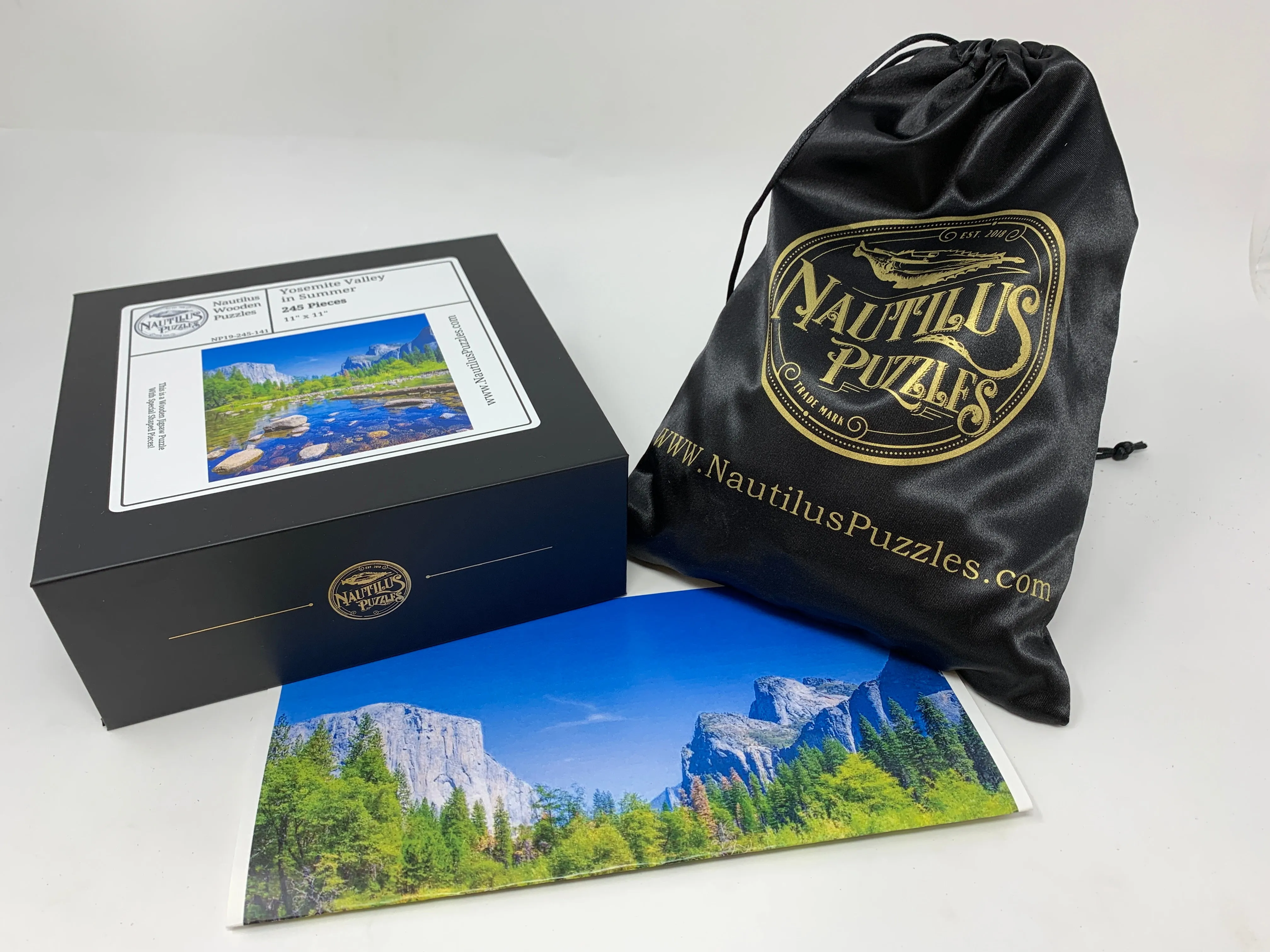 Yosemite Valley in Summer - 245 Piece Wooden Jigsaw Puzzle